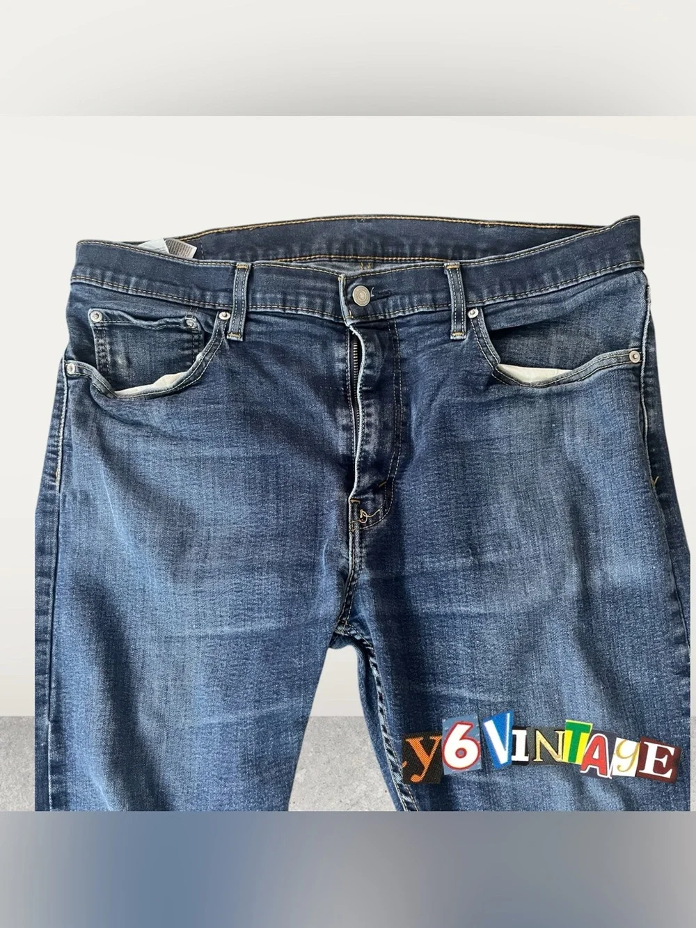 Levi 512 Slim Taper Blue Jeans size 38